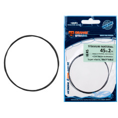 Поводковый материал UKRSPIN Orange Spinning титан 2м 18кг(40lb)/0.4мм