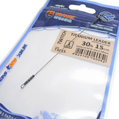 Повідець UKRSPIN Orange Spinning титан AFW 20см 12кг(25lb)/0.38 мм