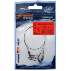 Повідець UKRSPIN Orange Spinning AFW 1х7 25см 18кг(45lb)/0.38 мм (2шт/уп)