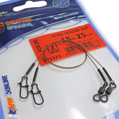 Повідець UKRSPIN Orange Spinning AFW 7х7 30см18кг(40lb)/0.46 мм (2шт/уп)