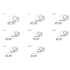Прицел призматический Primary Arms SLx 3X MicroPrism сетка ACSS Raptor 5.56/.308 - ярды. Black
