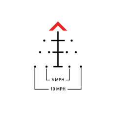 Прицел призматический Primary Arms SLx 3X MicroPrism сетка ACSS Raptor 7.62X39/300BLK Yard. Black
