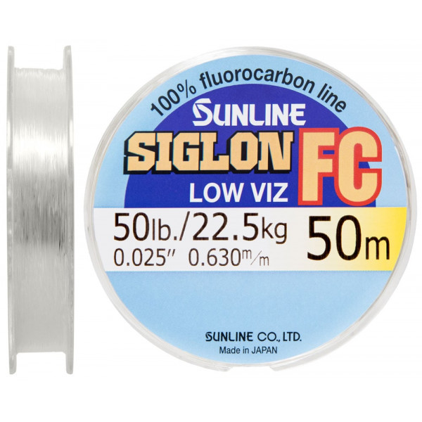 Fluorocarbon Sunline SIG-FC 50m 0.630mm 50lb / 22.5kg hooked