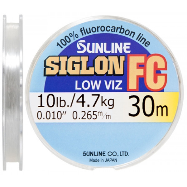 Флюорокарбон Sunline SIG-FC 30м 0.265мм 10lb/4.7кг поводковый