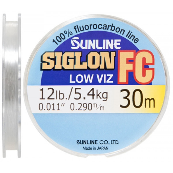 Флюорокарбон Sunline SIG-FC 30м 0.290мм 12lb/5.4кг поводковый