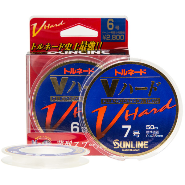 Флюорокарбон Sunline FC Tornado V Hard HG 50m #7.0/0.435mm 15.0kg