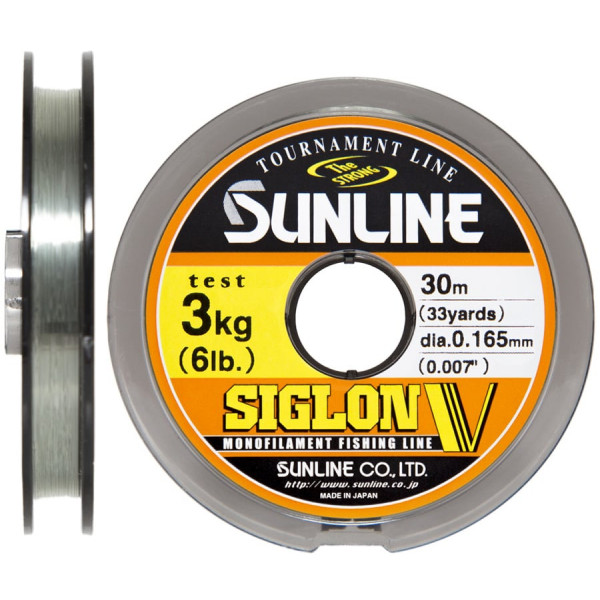 Леска Sunline Siglon V 30м #0.6/0.128мм 1.5кг