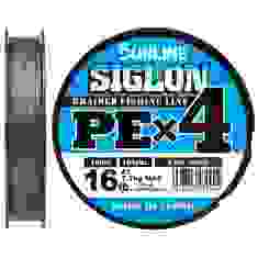 Шнур Sunline Siglon PE х4 150m (темн-зел.) #0.4/0.108 mm 6lb/2.9 kg