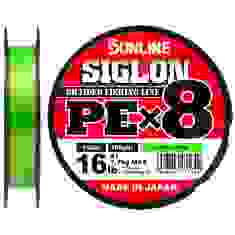 Cord Sunline Siglon PE х8 150m (salad) # 0.5 / 0.121mm 8lb / 3.3kg