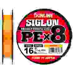 Cord Sunline Siglon PE х8 150m (orange) # 0.4 / 0.108mm 6lb / 2.9kg