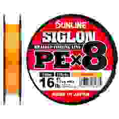 Шнур Sunline Siglon PE х8 150m (оранж.) #1.0/0.171 mm 16lb/7.7 kg