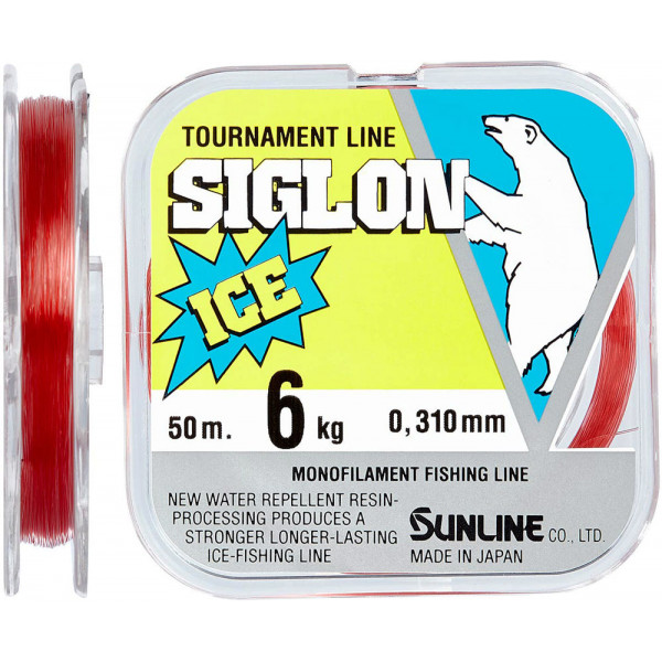 Леска Sunline Siglon F ICE 50m #0.4/0.104mm 0.7kg