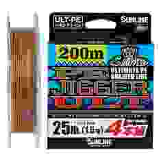 Шнур Sunline PE-Jigger ULT 200m (multicolor) #0.6/0.128mm 10lb/4.5kg