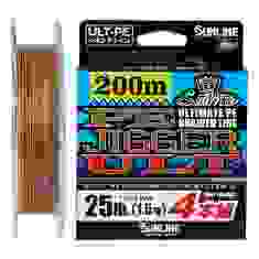 Шнур Sunline PE-Jigger ULT 600m (multicolor) #1.7/0.225mm 30lb/13.0kg