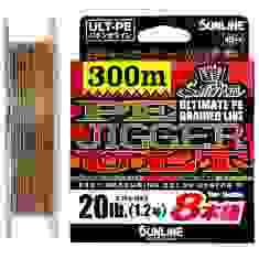 Шнур Sunline PE-Jigger ULT x8 200m (multicolor) #1.0/0.165mm 16lb/7.7kg