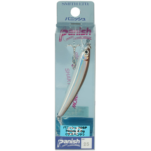 Воблер Smith Panish 70SP 70mm 4.0g #25 Laser Wakasagi (0.6-1.0m)