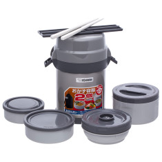 Набор для ланча ZOJIRUSHI SL-JAF14SA 1.23 л ц:серебро