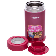 Пищевой термоконтейнер ZOJIRUSHI SW-FCE75PJ 0.75 л ц:малиновый