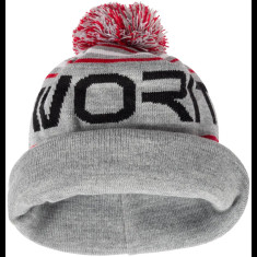 Шапка Favorite Pompon Hat 56 Gray Black Logo