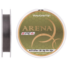 Шнур Favorite Arena PE 4x 100m (silver gray) #0.175/0.071mm 3.5lb/1.4kg