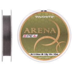 Шнур Favorite Arena PE 4x 100m (silver gray) #0.4/0.104mm 8lb/3.5kg Шнур Favorite Arena PE 4x 100m (silver gray) #0.4/0.104mm 8lb/3.5kg