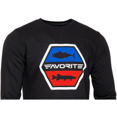 Реглан Favorite SB6 (світшот) S шестиуголь. лого ц:black