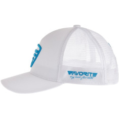 Кепка Favorite 2073 сітка блакитне лого 56 ц:білий