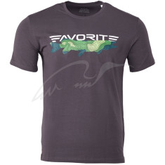 Футболка Favorite Pike+Logo S ц:gray