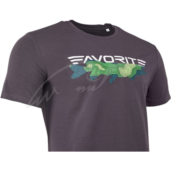 Футболка Favorite Pike+Logo M ц:gray