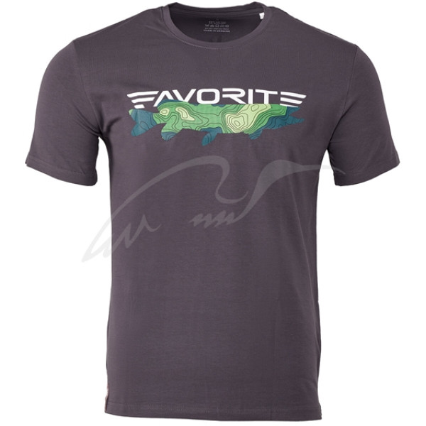Футболка Favorite Pike+Logo XL ц:gray