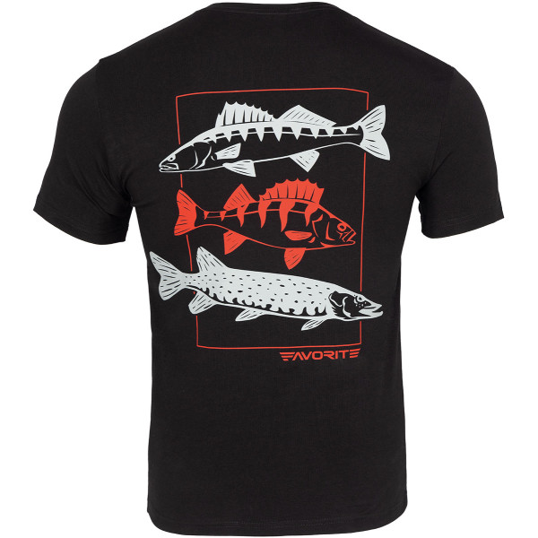 Футболка Favorite T-Shirt Trio Fish S Black