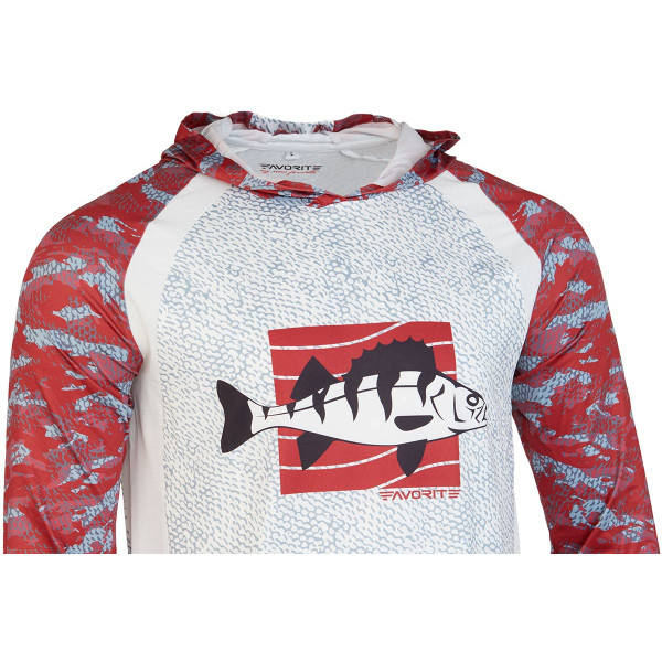 Реглан Favorite Hooded Jersey Perch L ц:красный