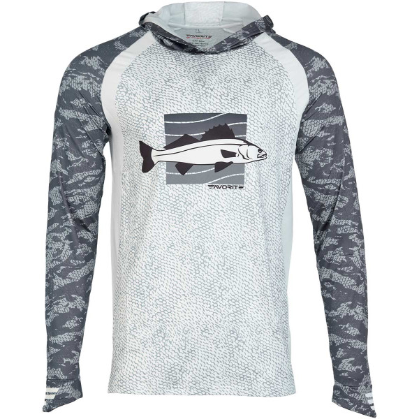 Реглан Favorite Hooded Jersey Zander S к:сірий