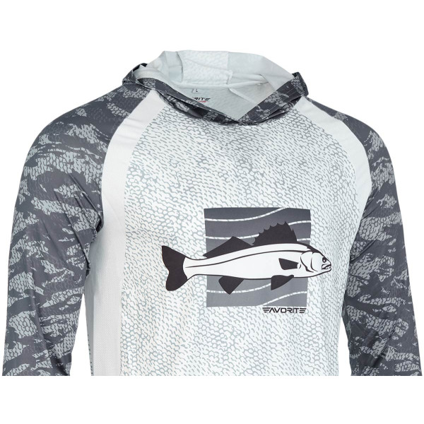 Реглан Favorite Hooded Jersey Zander 3XL ц:серый