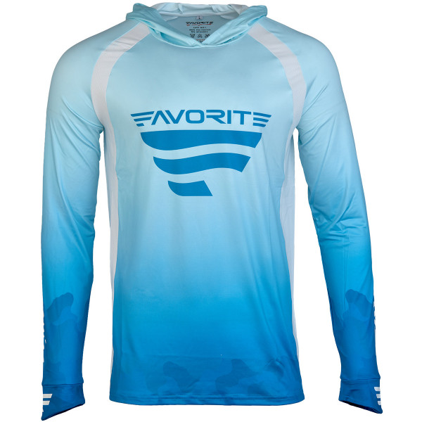 Реглан Favorite Hooded Jersey F Logo M ц:голубой