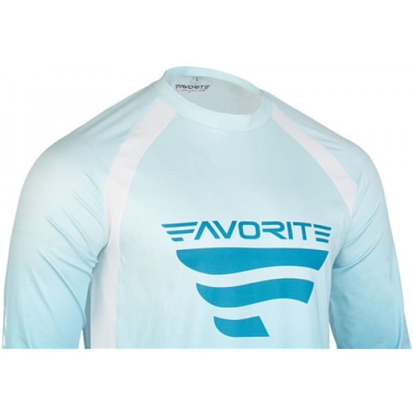 Реглан Favorite Basic Jersey F Logo S ц:голубой