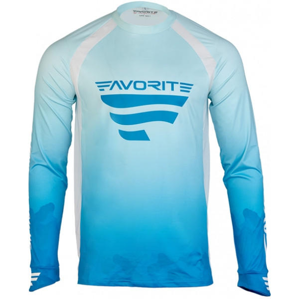 Реглан Favorite Basic Jersey F Logo XL ц:голубой