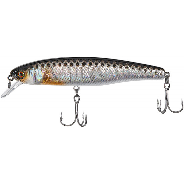 Воблер Jackall Smash Minnow 100SP 100мм 16,6г HL Silver & Black