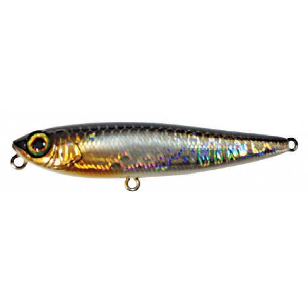 Lure Jackall Chubby Pencil 55 HL Silver & Black