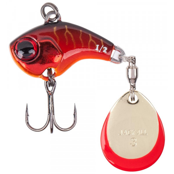 Tail Spinner Jackall Deracoup 1/2oz (14.0g) HL Red Tiger