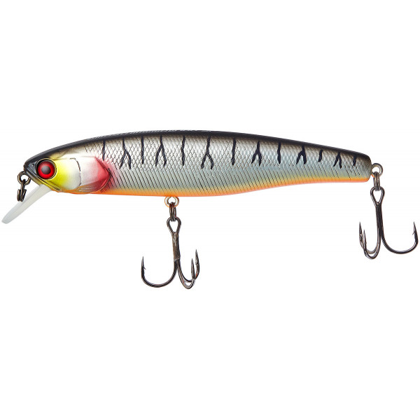 Воблер Jackall Smash Minnow 100SP 100mm 16.6g UV Mat Silver Tiger