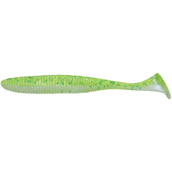 Силікон Jackall Rhythm Wave 5.8" Chartreuse Back Shad (4шт/уп)