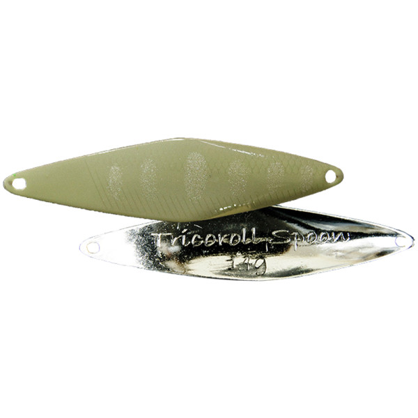 Блесна Jackall Tricoroll 68mm 14.0g Pearl & Glow