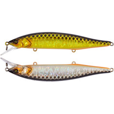 Воблер Jackall RV-Minnow 110SP 110mm 16.3g HL Gold & Silver Black