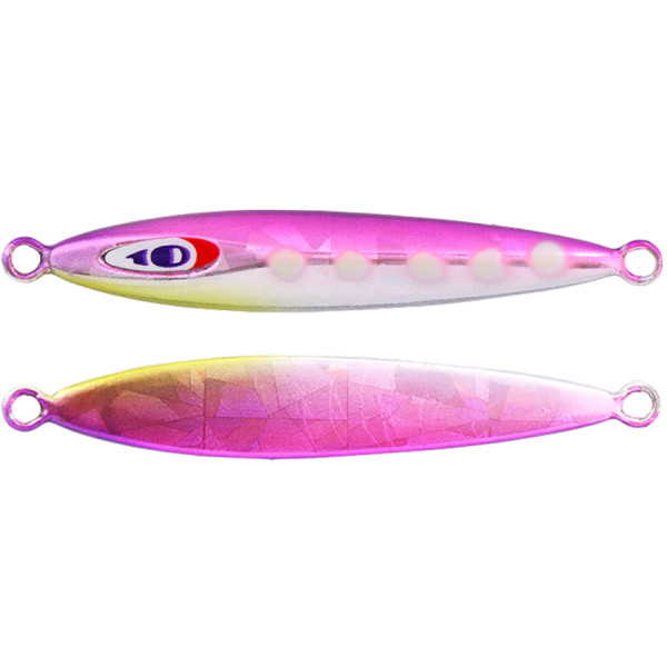 Пилкер Jackall Chibi Meta Type-II 7.0g Glow Dot Pink Iwashi