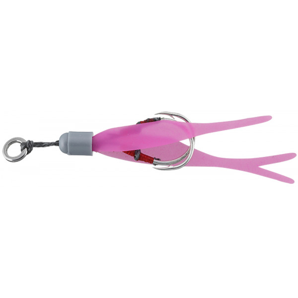 Крючок Jackall SLJ Twin L (2шт/уп) ц:pink