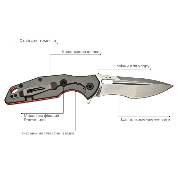 Нож Skif Defender II SW Orange