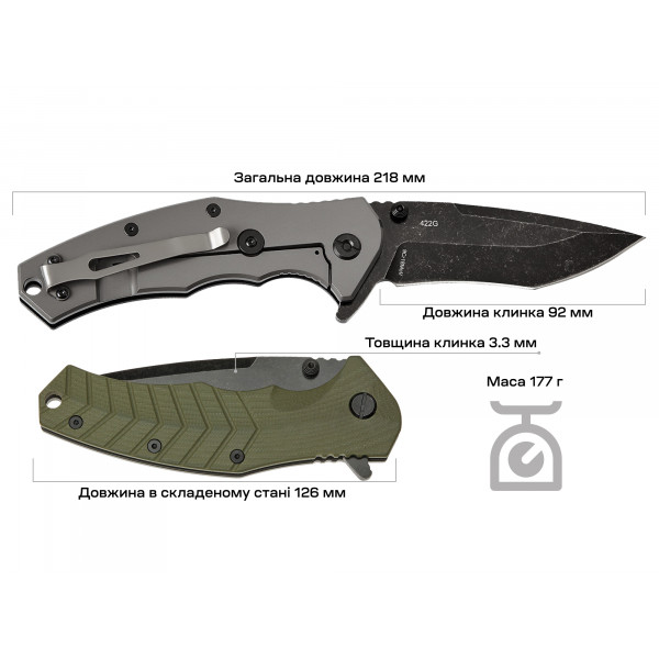 Ніж Skif Griffin II BSW Olive