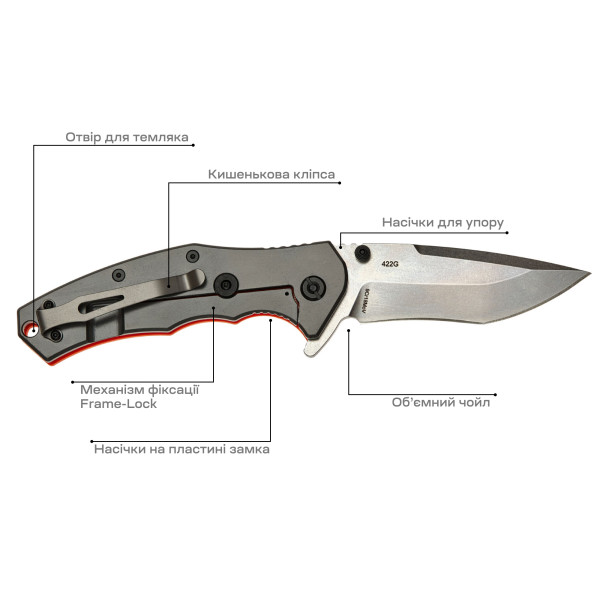 Нож Skif Griffin II SW Orange