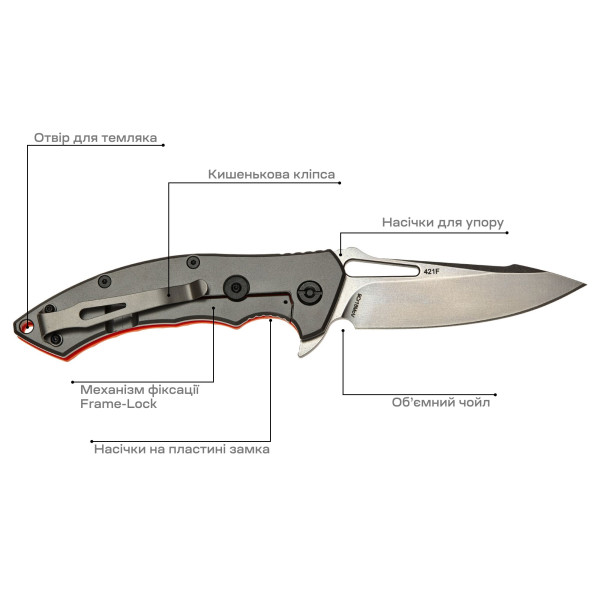 Ніж Skif Shark II SW Orange